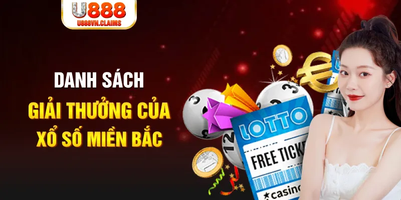 Danh sách giải thưởng của xổ số miền Bắc  